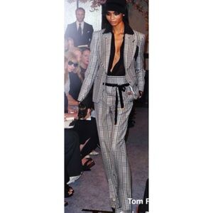 Tom Ford Black and White Pants New